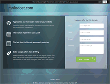 Tablet Screenshot of molodost.com