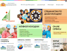 Tablet Screenshot of molodost.ru